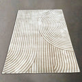 Coffee Dinning Table Custom Design Turkish Stripe Text Rugs Living Room Non-Slip Beige Carpets for Bedroom Carpet