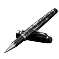Custom Logo Embossed Pens Handmade Gift Anaglyph 3D World Map Embossed Metal Relief Embossment Pen