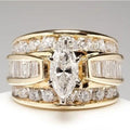 Fashion Selling Zircon Ladies Ring Popular Engagement Jewelry