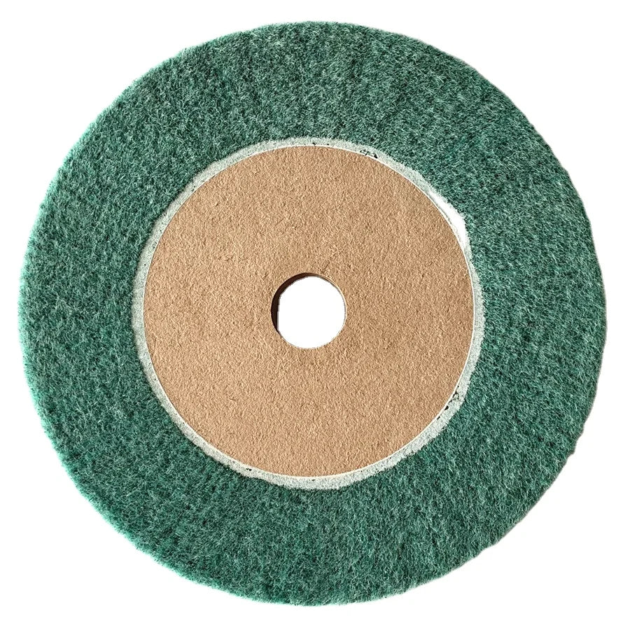 6inch Non-woven Abrasive Grinding Flap Wheel 150mm 13mm Thickness 600# OEM Polishing Buffing Pad for Rotary Tool