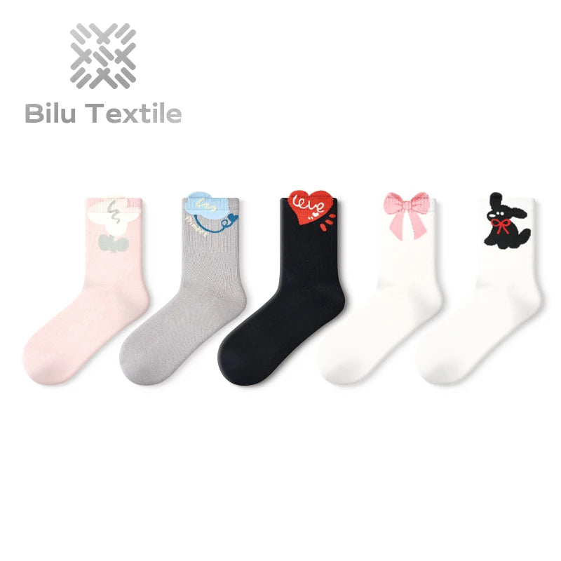 In Stock! Designer Socks Custom Logo Funny Cartoon Socks for Men & Women Best Wholesale Price