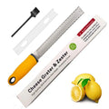 Citrus Zester Cheese Grater Parmesan Cheese Lemon Ginger Garlic Nutmeg Chocolate Vegetables Fruits - Razor-Sharp Stainless