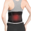 Nano-tech Self-Heating Lumbar Waist Brace Tourmaline Waist Belt with Magnetic Therapy Made of Neoprene Polyester for Health Care