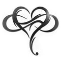 Custom Love Sign Plaque Steel Art Geometric Wall Decoration Infinity Heart Metal Wall Decoration