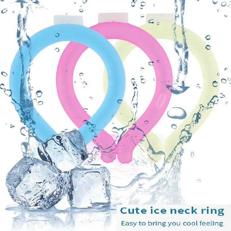 Trending Products 2026 New Arrival PCM Portable Neck Cooler Reusable Neck Cooling Tube Neck Ice Ring for Summer Outdoor Sport