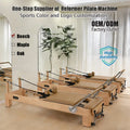 Factory Direct Hot Sale Beech Wood Pilates Reformers Machine Five-Piece Sliding Bed Core for Home Gym Fitness Yoga Body Exercise