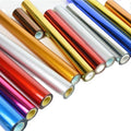 64cm*120m Holographic PET Foil Generic Hot Stamping Press-on Paper Heat Toner Reactive Foil Paper Roll Manufacturer