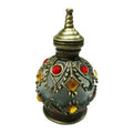 Hot Sale Custom Arabic Style Luxury Zinc Bottle 12ml Metal Perfume Bottle