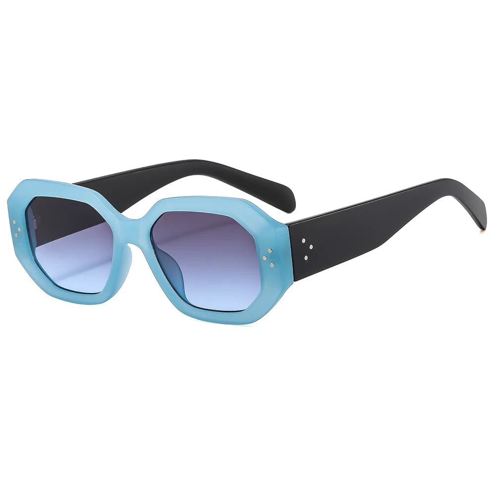 New Sunglasses Arrivals 2024 Fashion Vintage Competitive Price Sunglasses Custom Unisex Uv Protection Irregular Sunglass