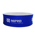 Free Design Printed Aluminum Dye Sublimation Hanging Banner Tapered Circle Ceiling Pole Display Racks for Exhibition Backdrop