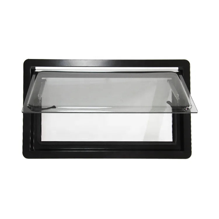Factory Direct Caravan Side Window Durable E13 Double Glazed with Awning Bug Net 600x600mm