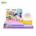 High Visibility Colorful Professional Lightweight Recyclable Cardboard Counter Display Racks for Melamine Kitchenware