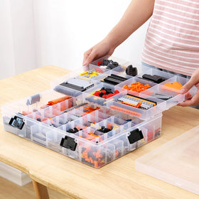 59 Grids Free Assembly Kit Plastic Bin Storage Organizer Storage Boxes & Bins Toys Organizer Eco-friendly Rectangle Modern