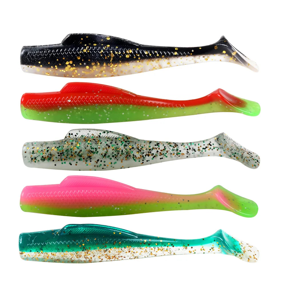 Wholesale PVC Worm Bait Soft Fishing Lure 4cm-12cm Sizes Attractive for Pike Bass Saltwater & Freshwater Use River Lake Hooks