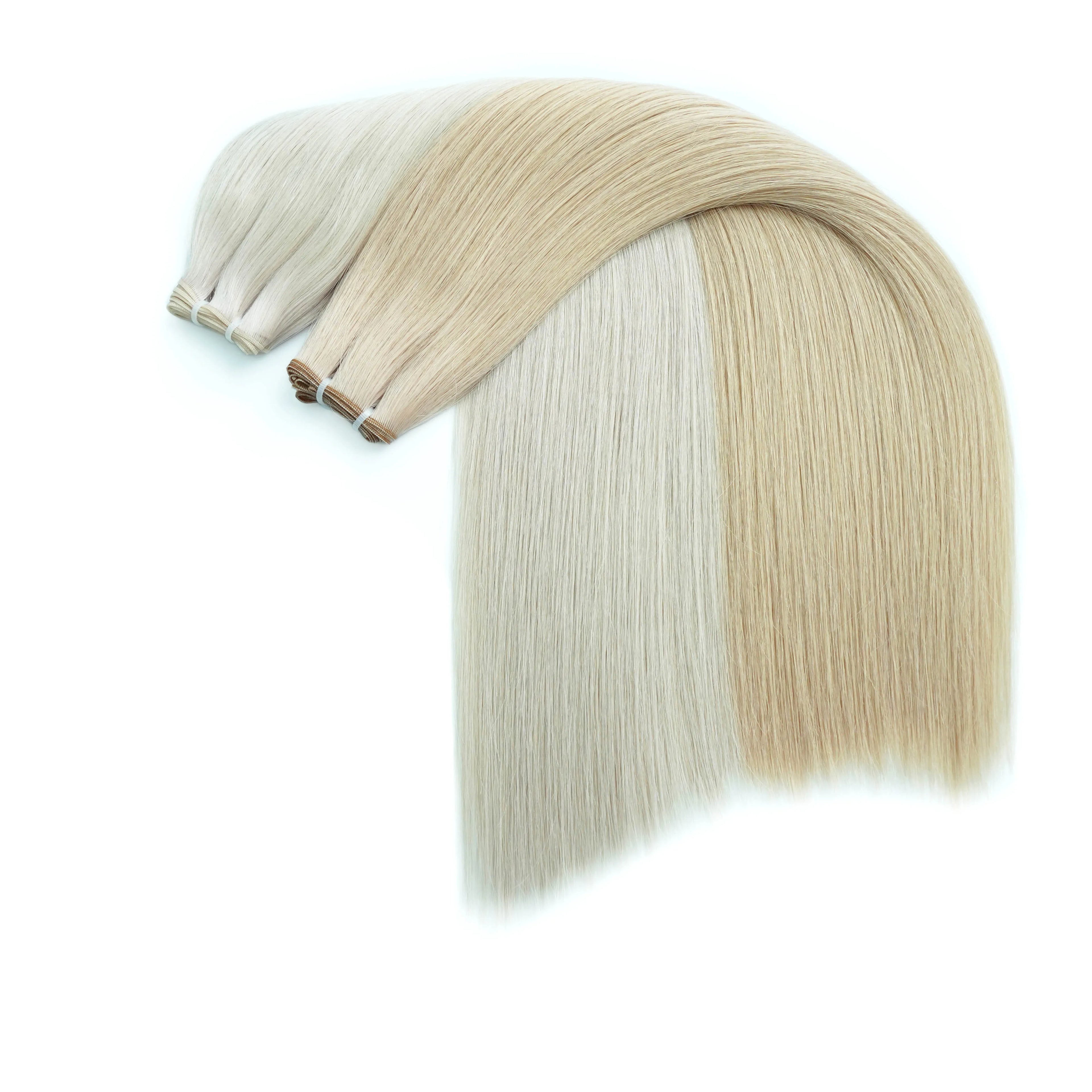 Wholesale 100% Russian Remy Hair Extensions Double Drawn for Full Cuticles No Shedding No Tangle All Colors Customizable