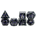 Custom RPG Dungeons & Dragons 7-Piece Set Resin Mica Crack Sharp Edge Dice