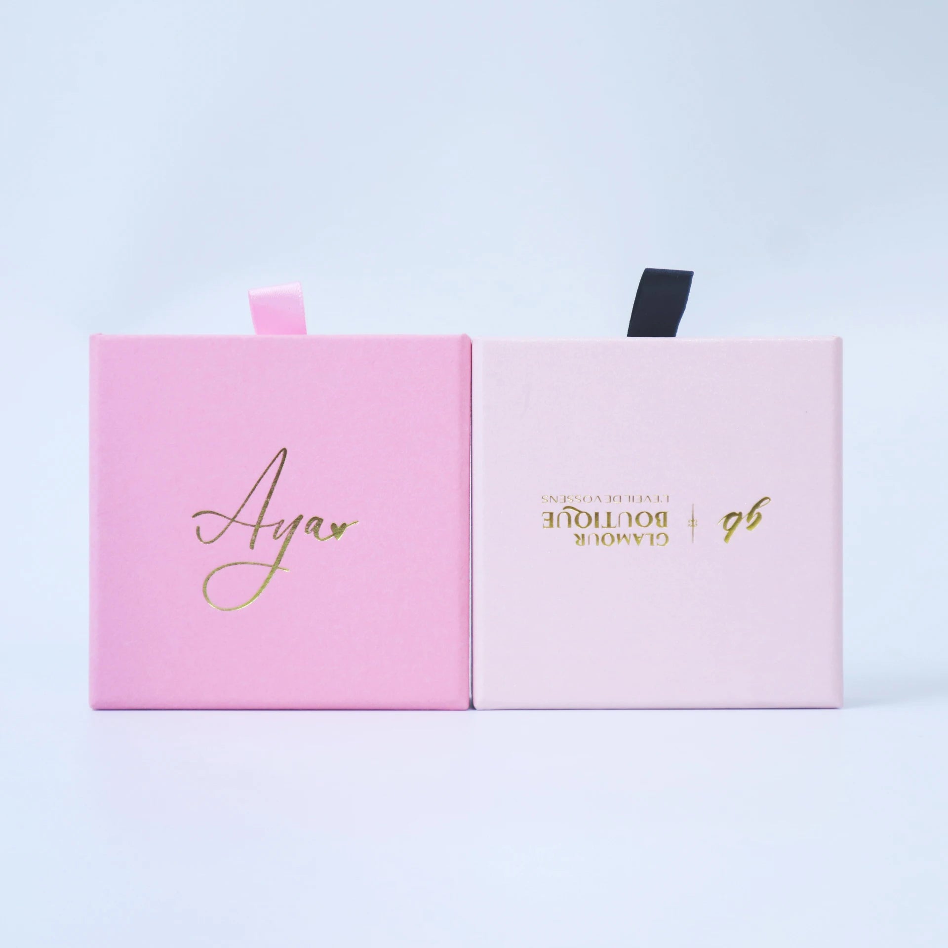 Luxury Custom Rectangle Jewelry Boxes for Earrings Rings Necklaces Drawer Storage Paper Packaging Premium Gift Option