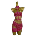 Sexy See Through Sleeveless Banquet Prom Celebration Bodycon Dress Show Dancer Costumes Women Night Club Party Rhinestone Dress
