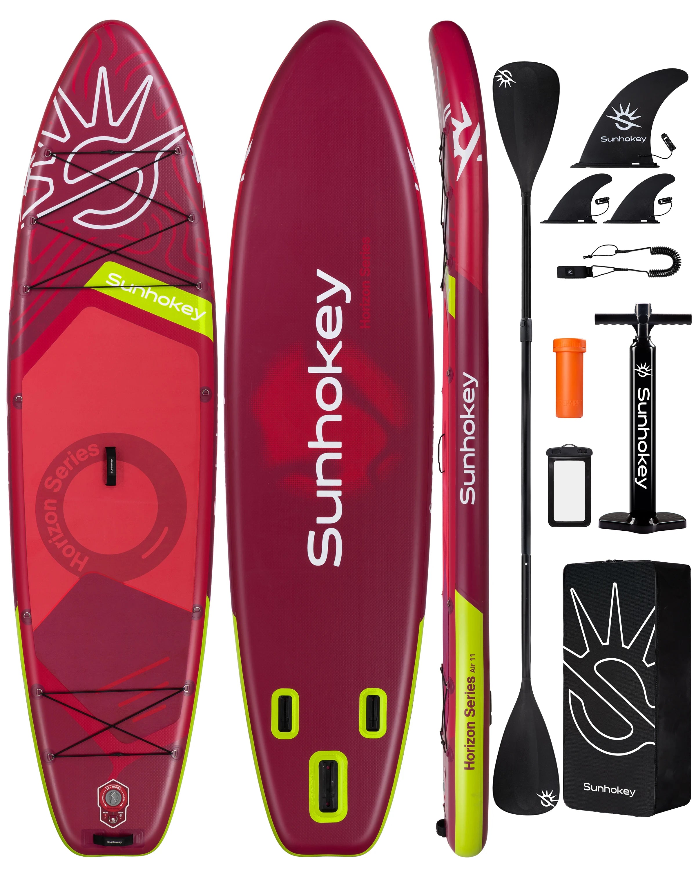Fast Shipping sup Gonfiabile OEM New 11'x34"x6" Inflatable Stand up Paddle Board Drop Stitch Paddle Surf Board with Accessories