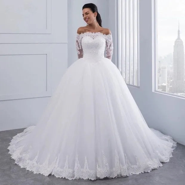 500+ Chinese Factory Customized Luxury Wedding Dress Bridal Gowns (Each SKU Has One Design With Same Prices)