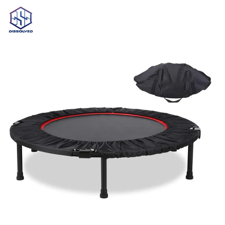 Children Trampoline Black Non-slip Upgraded One-piece Jumping Trampoline for Outdoor Entertainment