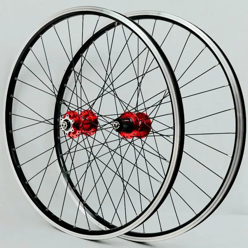 26 "27.5" 29er PASAK bike wheels 4 bearing hub 32 hole disc Vbrake wheels Mountain bike wheels alloy set8-12 speed tape