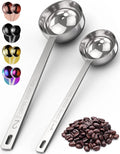 Premium Coffee Scoop Set Measuring Tablespoon Stainless Steel Coffee Measuring Spoon and Scooper with Long Handles
