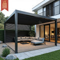 Modern Functional Outdoor Garden Bioclimatic System Spaces in Usa Custom Options From Factory Aluminum Louvered Roof Pergola