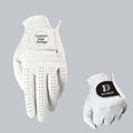 Keithboer Men's Custom Logo Design New Arrival Breathable Waterproof Non-Slip Genuine Cabretta Leather Golf Gloves Sports Left