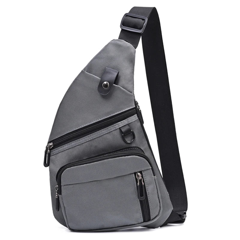 Oxford Chest Bags Men's Sling Backpack Shoulder Banana Pouch With Phone Pocket Personalized Bags for Business Crossbody Bags