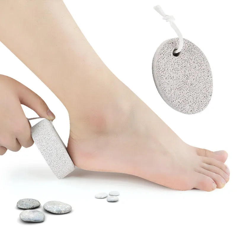 Melenlt Lava Pumice Stone Natural Callus Remover for Feet Hands Pedicure Tool for Smooth Skin Hard Skin Exfoliator Washable