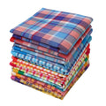 Bulk Wholesale Women Plaid Cotton Handkerchiefs 43x43cm Good Absorption Soft Cotton Checker Yarn Dyed Handkerchiefs for Gifts