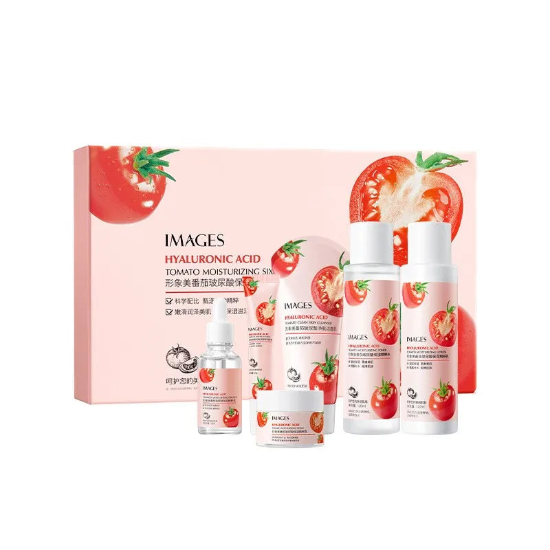 Wholesale Tomato Nourishing Hyaluronic Acid Moisturizing Skin Care Set