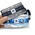 Custom Nfc Chip Stretchy Wrist Bands Festival Ticket Elastic Fabric Wristband Bracelet for Event