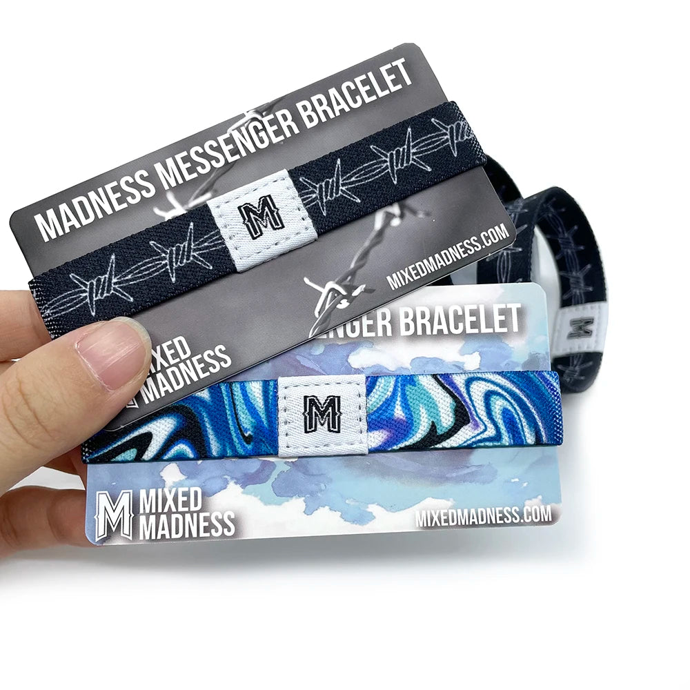 Custom Nfc Chip Stretchy Wrist Bands Festival Ticket Elastic Fabric Wristband Bracelet for Event