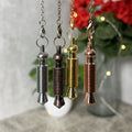 Etsy Hot Selling Screw Shape Pendulum Dowsing Metal Pendants Gold Antique Bronze Plated ISIS Pendulum Wholesale Copper Pendulum
