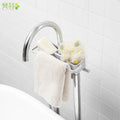 Magnetic Dish Towel Holder Drain Sink Storage Towel Dishwashing Sink Vegetable Basin Wall Hanging Shelf