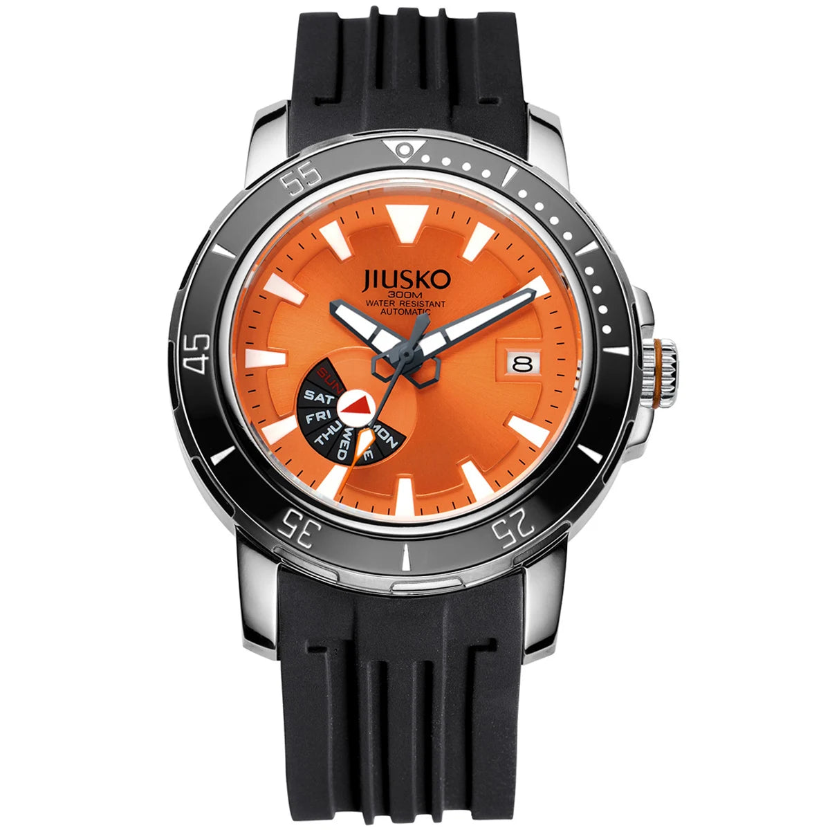 Automatic Diver Stainless Steel Watch Black Sapphire Glass Men Watch 30 Atm Custom Mechanical Luxury Waterproof Mens Watch