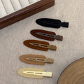 MIO Creaseless Resin Salon Crease Less No Bend Hair Clip 6.5cm Professional Hair Clips Personalized Side Clip for Women Girls