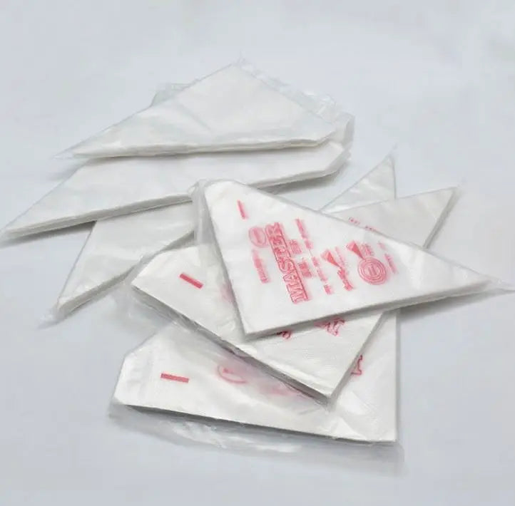 Hot Selling Kitchen Accessories 100pcs/bag Disposable Cake Cookie Decorating Tools Pastry Bag Icing Piping Bag