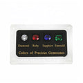 Four Famous Treasures Colors of Precious Gemstone Ruby Sapphire Emerald  Box Diamond  Set Jewelry Tools