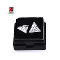Baifu Jewelry Top Quality DEF VVS White Loose Triangle Moissanites