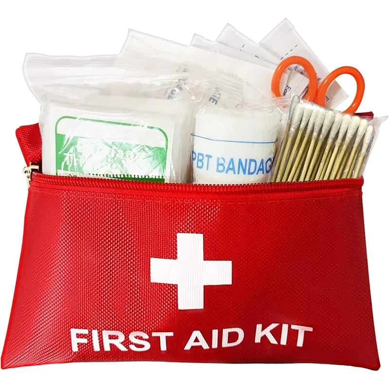 Home Outdoor Use Rescue Waterproof Portable 5L Oxford Material Red Mini DIY First Aid Kit Emergency Survival Camping Kit Bandage