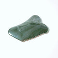 Huiying Facial Body Beauty Care Gua Sha Board in Jagged square Shape Moss Agate Massage for Anti Aging