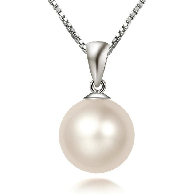 ZD1-11-12mm Pearl Pendant: a Classic Feminine Accessory for Everyday Luxury