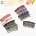 QIYUE 9cm Simple Scrub Hair Combs Hair Clips Women's Hair Accessories