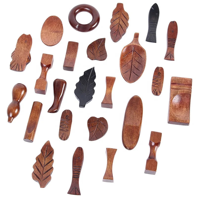 Wholesale Japanese Style Wooden Chopsticks Rest Holder Hotel Restaurant Wood Chopsticks Holder