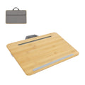 Bamboo Wood Portable Lap Table Knee Laptop Desk Tablet PC Monitor Stands Laptop Tray With Pillow Cushion Mobile Phone Holder