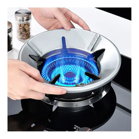 Metal Fire-Gathering and Energy Saving Kitchen Gas Cooker Cover Wind Shield for Cooker Ring