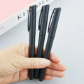 Wholesale JR JR-629 Rubber Coated Plastic Gel Pen Custom Logo Soft Touch Advertising Blue Environment-protective 0.5mm Tip